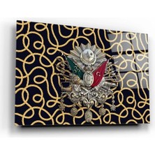 Marsilyan- Osmanlı Tuğrası Cam Tablo