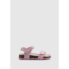 Pembe Kız Çocuk Düz Sandalet
