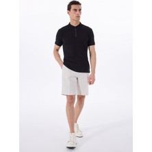 Fabrika Comfort Normal Bel Regular Fit Bej Erkek Bermuda Şort FC5SM-SHT 2538