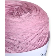Roselle Gül Kurusu Renginde Çok Katlı Koton El Örgü İpi (200 Gr.)