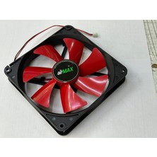Keepro Kırmızı 14 cm Kasa Fanı 2 Pinli 14 cm Fan 14X14X2.5 cm Fan