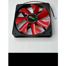 Keepro Kırmızı 14 cm Kasa Fanı 2 Pinli 14 cm Fan 14X14X2.5 cm Fan