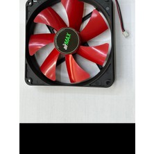 Keepro Kırmızı 14 cm Kasa Fanı 2 Pinli 14 cm Fan 14X14X2.5 cm Fan