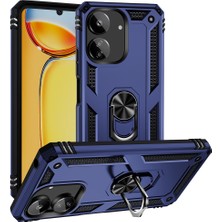 Pilanix Xiaomi Poco C65 Kılıf Ultra Korumalı Manyetik Yüzüklü Kapak