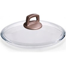 Karaca Rose Gold Kulp ve 30 cm Pyrex Cam Kapağı ile