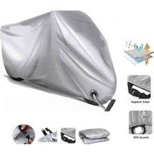 Kuba Cg 50 Pro New  Gri Kilit Uyumlu Motor Brandası Arka Çanta Uyumsuz Ultra Kalın Su Geçirmez