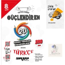 Ankara Yayıncılık LGS Türkçe 20li Konu Tarama Denemeleri +Zihin Deneme+Sssk206