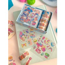 Sanrio Diy Sticker Seti, My Melody Washi Tape, Bant Sticker (1 Adet)