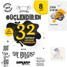 Ankara Yayıncılık LGS Dil Bilgisi Güçlendiren 32 Hafta Deneme+Zihin Deneme+Sssk408