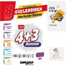 Ankara Yayıncılık LGS Türkçe Güçlendiren 4+3 Deneme+Zihin Deneme+Sssk969