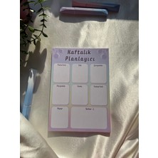 Mirya Notes A5 Pastel Renkli Haftalık Planlayıcı - Notepad - Not Defteri - Bloknot