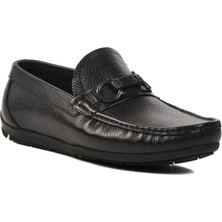 Siyah Cilt  Deri Erkek Günlük Ayakkabı 505453 M