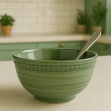 Porsetzu Haki Porselen Bowl