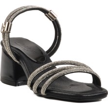 Siyah Hafif Kız Çocuk Sandalet 016 F