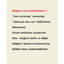 Vendini Kişiye Özel Doğum Günü Duvar Örtüsü Doğum Günü Parti Süsü