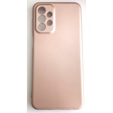 Samsung Galaxy A23 Uyumlu Rose Gold Yumusak Slikon Kılıf
