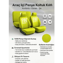 Mirsepet Fiat Uyumlu Doblo Koltuk Kılıfı Penye 4 Parça Set