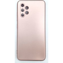 Samsung Galaxy A32 Uyumlu Rose Gold Yumusak Slikon Kilif