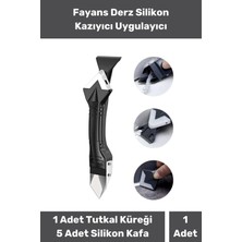 Fayans Derz Dolgu Silikon Kazıyıcı Sıyırıcı Sıyırıcı Doğrayıcı Uygulayıcı 3 In 1 Aparat Mutfak Banyo