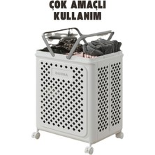 Katlanabilir Dekoratif Organizer | Çok Amaçlı, Pratik Taşınabilir Oyuncak ve Çamaşır Sepeti