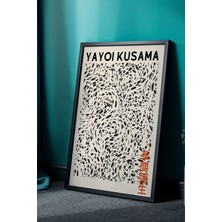 Artiera Abstrakt Zen Dokusallığı - Japandi Tasarım Doğal Ahşap Çerçeveli Tablo