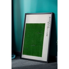 Artiera Japandi Serisi Doğal Ahşap Çerçeveli Tablo – Sanatsal Doğa Dokunuşları