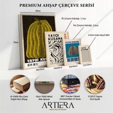 Artiera Japandi Serisi Doğal Ahşap Çerçeveli Tablo - Minimalist Doğa Esintisi