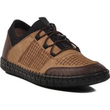 Kum Nubuk Hakiki Deri Erkek Günlük Ayakkabı A-361 M