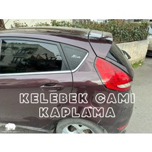 Tearnow Ford Fiesta Mk7 (2008-2016) Kelebek Camı Kaplama - Mat Siyah & Hologram