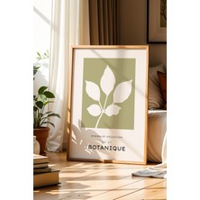 Artiera Bohem Botanik Dokunuşlu Minimalist Doğal Ahşap Çerçeveli Duvar Tablosu
