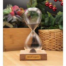 Kişiye Özel Mıknatıslı Cam Kum Saati