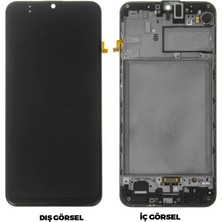 Samsung Galaxy M30S Uyumlu LCD Ekran Ekran  Dokunmatik Çıtalı  (Siyah Renk Ilanı) F45FD