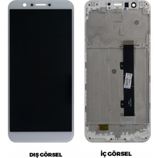 General Mobile Gm8 LCD Ekran  Dokunmatik Çıtalı  (Beyaz Renk Ilanı) Screen