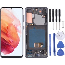 Samsung Galaxy S21 LCD Ekran Amoled +Tamir Seti ile Çerçeve Siyah Renk Ilanı RX4F