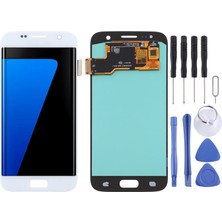 Samsung Galaxy S7 Gümüş LCD Ekran OLED +Tamir Seti Indirimplus