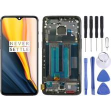 Oneplus 7 LCD Ekran OLED ve Nın Çerçeveli +Tamir Seti Gri Aynı Gün Kargo