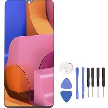 Samsung A20S LCD Ekran A207 Siyah Renk Ilanı Çıtasız LCD Ekran Tamir Seti Tam Uyumlu