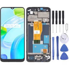 Realme C30 LCD Ekran LCD Ekran Çıtalı+Tamir Seti A+ Kalite  VRE444