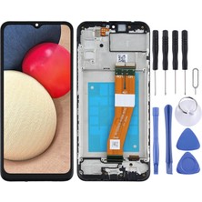 Samsung Galaxy A02S Sm A025F LCD Ekran Çerçeveli +Tamir Seti Tam Uyumlu