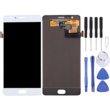 Oneplus 3 LCD Ekran +Tamir Seti Beyaz Renk Ilanı