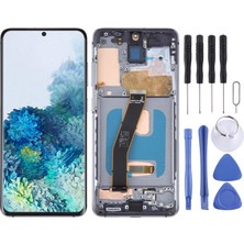 Samsung Galaxy S20 Sm G980 LCD Ekran +Tamir Seti Çerçeveli Siyah Renk Ilanı RX4F