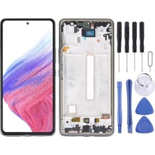 Samsung A53 LCD Ekran A536 LCD Ekran Beyaz Renk Ilanı Renk Ekran