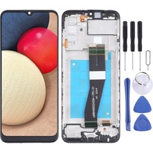 Samsung Galaxy A02S Sm A025 LCD Ekran Çerçeveli +Tamir Seti 123WSD