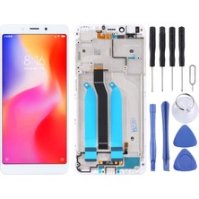 Redmi 6 LCD Ekran Çerçeveli Beyaz Renk Ilanı +Tamir Seti Kaliteli Ürün