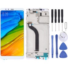 Redmi 5 LCD Ekran Çerçeveli Beyaz Renk Ilanı +Tamir Seti Ldeaew