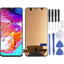 Samsung Galaxy A70 Sm A705 LCD Ekran Siyah Renk Ilanı+Tamir Seti LCD Ekran