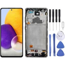 Samsung A72 LCD Ekran A725 Violet VRE444
