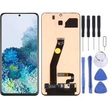 Samsung Galaxy S20 Siyah Renk Ilanı LCD Ekran Amoled +Tamir Seti Birebir Uyumlu
