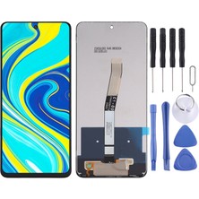 Redmi Note 9 Pro LCD Ekran +Çıtasız Tamir Seti Siyah Renk Ilanı