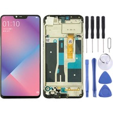 Oppo A3S LCD Ekran Siyah Renk Ilanı+Tamir Seti 123WSD